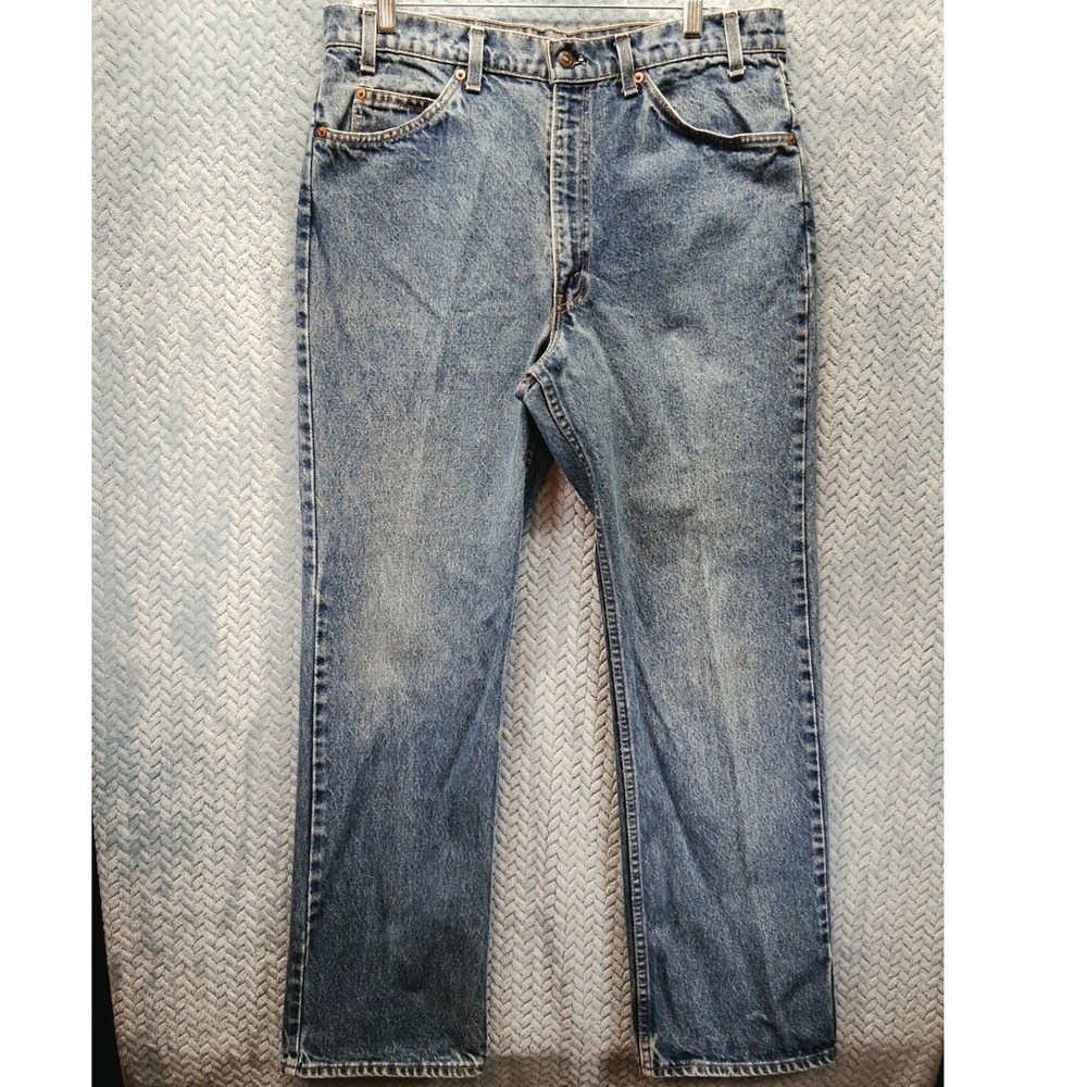 Vintage Levi's Non-Returnable Mens 501 Straight Leg Jeans Orange Tab 34x30